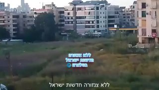 רגע התקיפה בביירות...