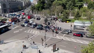 כאוס בכבישי ספרד...