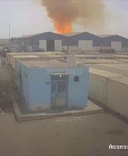 תיעוד חדש שפורסם מציג את רגע הפיצוץ כפי שתועד במצלמת אבטחה...