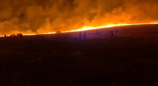 הצתות של ערבים ליד חוות של יהודים בין הבקעה להר כביר ...