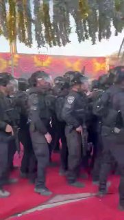 פעילות מבצעית של המשטרה בחתונה בכפר לקיה שבנגב, לאחר שבוצע...