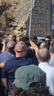 הפגנה אלימה מאוד באום אל פחם, חברי כנסת ערבים קראו שם שישראל...