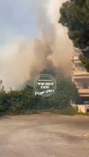 תיעוד מטורף: אש מתפשטת לעבר הבתים בשכונת יפה נוף בירושלים,...