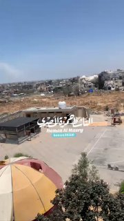 התקיפות הבוקר בעזה...