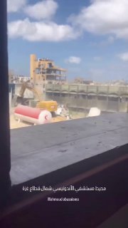 ד.ע: דחפורים ישראלים הרסו את מתקני בית החולים האינדונזי בצפון...