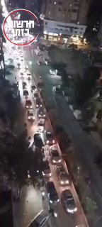 פקקים והיסטריה בדאחיה - בעקבות התרעת הפינוי של צה״ל....