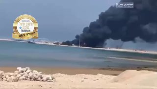 שתי שריפות פרצו במקביל באיראן: האחת בנמל בושהר והשנייה בנמל...