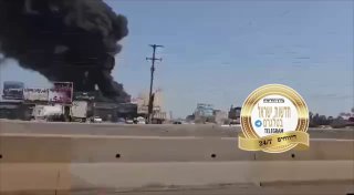 שתי שריפות פרצו במקביל באיראן: האחת בנמל בושהר והשנייה בנמל...