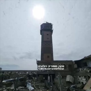 תיעוד ההרס בשדה התעופה בתימן. ...