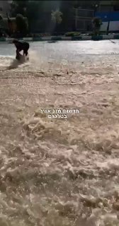 הביוב שוטף את רחובות טהראן ולא מגשם...