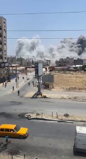 בנתיים בעזה תקיפות עצימות כעת...