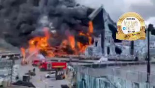 הבמה המרכזית של פסטיבל טומורולנד בבלגיה עולה בלהבות, הפסטיבל...