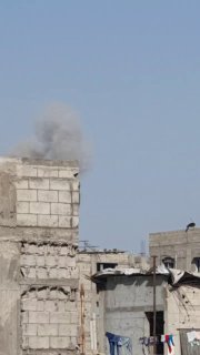 תיעוד מאחת תקיפות צה