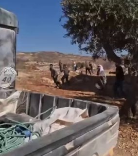 פורעים ערבים מתנכלים לרועי צאן יהודים, מזרחית לעופרה, ואת...