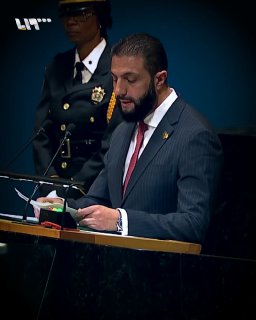 אל-ג'ולאני נאם בעצרת הכללית באו