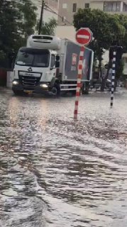 כמידי שנה: נחל הגעתון בנהריה עלה גדותיו ...