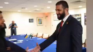 מפגישת הנשיא הסורי עם נשיא אוקראינה זלנסקי...