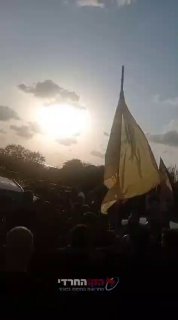 עימותים בלבנון בין כוחות צבא לבנון לתומכי חיזבאללה במהלך טקס...