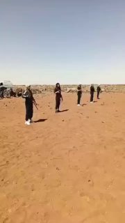 הדרוזים בטריטוריה שלהם על הר הדרוזים, מתאמנים לקראת ההתקפה של...