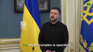 נשיא אוקראינה וולדימיר זלנסקי חושף: ״קיבלנו מישראל מערכת...