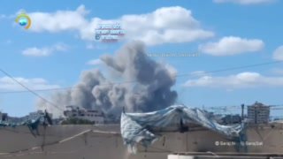 חיל האוויר הפציץ הבוקר את חברת החשמל בדרום העיר עזה...⚡
...