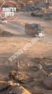 עשרות אוטובוסים יוצאים מעזה...
