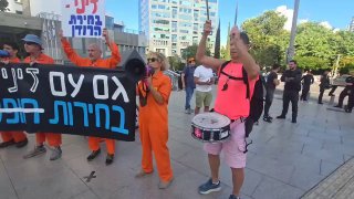 הפגנה נגד ביבי...