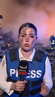 כתבת מטורללת שמה נוטלה בפנים וביימה תקיפה בעזה של ישראל בזמן...