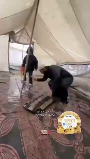 בעזה מתלוננים על הגשם...