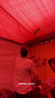 תיעוד חזק של אוהל קורס באחד ממחנות העקורים עקב הגשמים העזים...