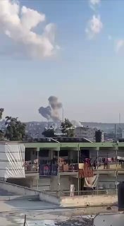 דיווחים ערביים על תקיפה מהאוויר של צה