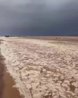 ברד כבד ירד בערב הסעודית 🇸🇦...