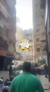 תיעוד מהתקיפה בדאחיה לבנון...