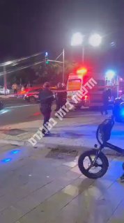 זירת הירי בתל אביב...