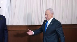 נתניהו עם שגריר ארה״ב באו״ם מייק וולץ...