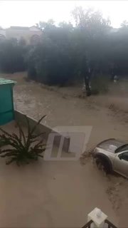 שיטפונות חזקים בעקבות גשמים כבדים בפאפוס, קפריסין...