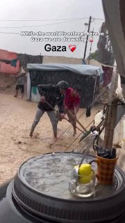 סופת ביירון מבקרת בעזה...