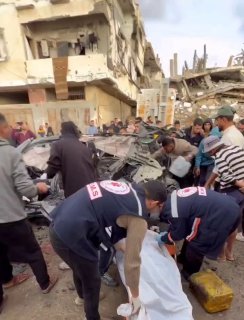 תיעוד מזירת החיסול בעזה ...