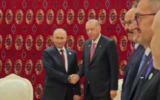 נשיא רוסיה פוטין קיים שיחות עם נשיא טורקיה ארדואן...