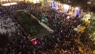 כ2000 מפגינים נגד הממשלה בתל אביב...