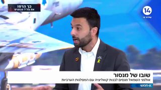 יוסף חדאד מציג כפכפים עם מסר נגד חמאס ותוקף את מנסור עבאס: 