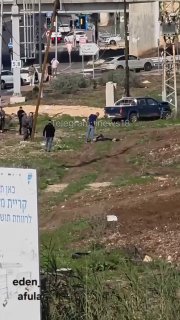 תיעוד נוסף של המחבל לאחר שנוטרל באזור עפולה • קרדיט צילום:...