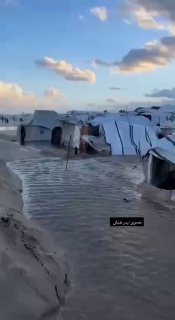 תיעוד מעזה: מחנות הפליטים מוצפים 