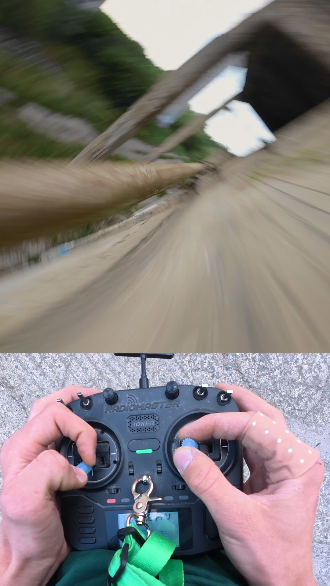 החלקה לתוך רווח הצינור🤏 מקצוען עם רחפן...