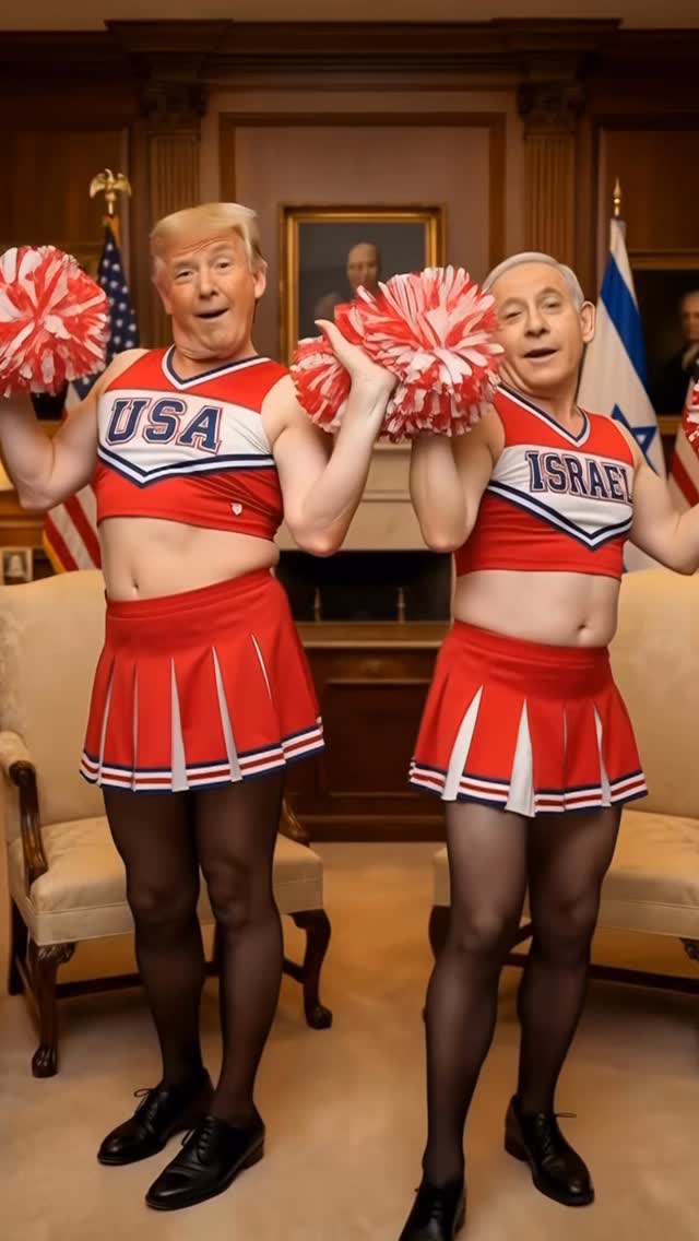 דונלד טראמפ ובנימין נתניהו צוות לעיניין 🤣🤣🤣...