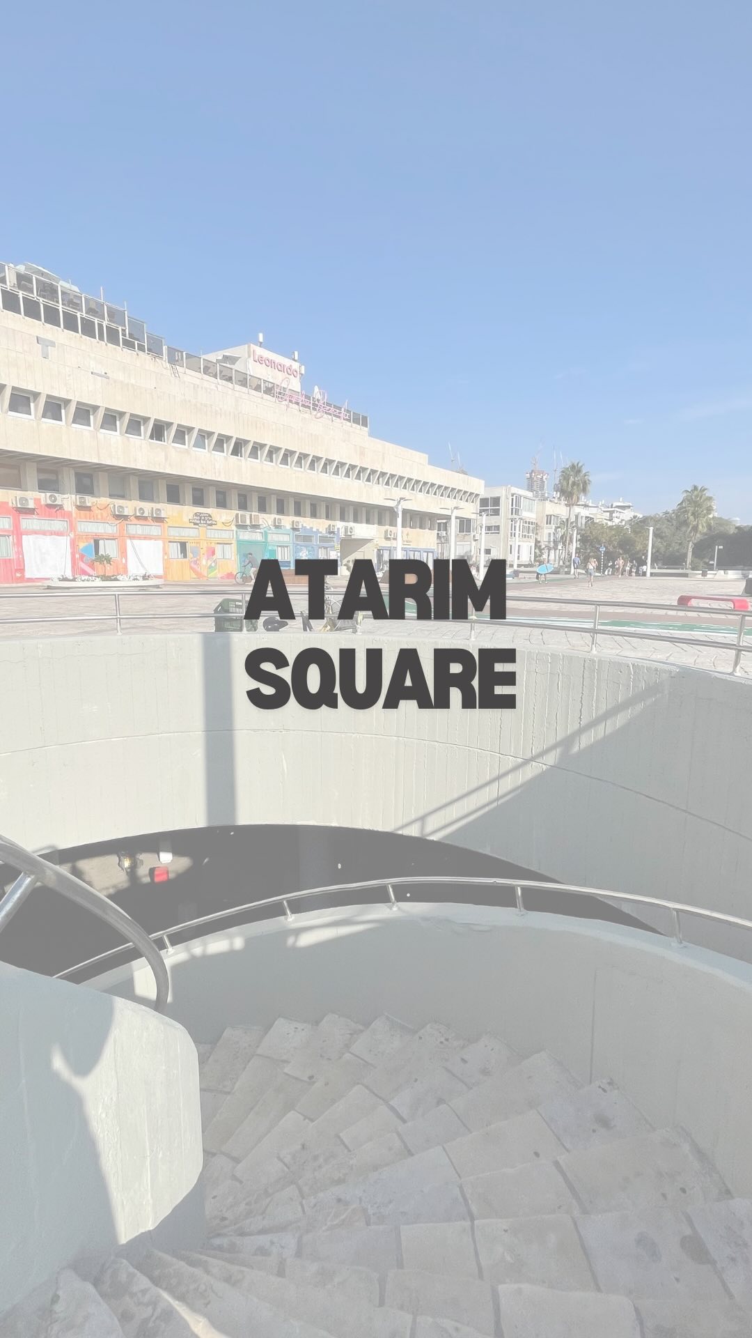 כיכר אתרים שנבנתה בשנות ה70, נחשבה לאייקון אורבני בלב ת״א....