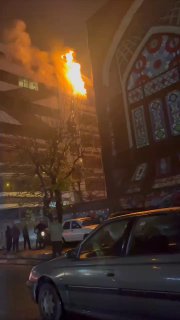 משרדי משמרות המהפכה עולים באש ע"פ גורמים איראנים מדובר בטיל...