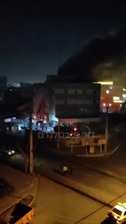 אתמול בכרג׳, אדם הצית את בניין מועצת העיר. דור פ. בטלגרם 