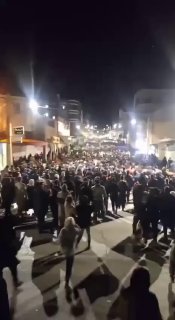 המונים הערב בערי אירן 