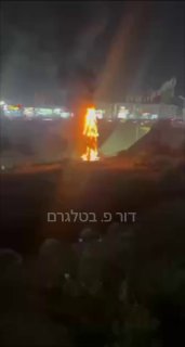 פסל של קאסם סולימאני הוצת בעיר כאשאן. דור פ. בטלגרם 
